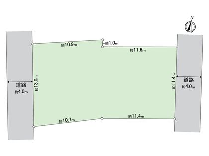 春日井市大手田酉町3丁目 区画図
