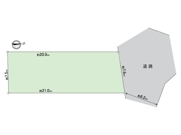 春日井市白山町5丁目 区画図 春日井市白山町5丁目 区画図