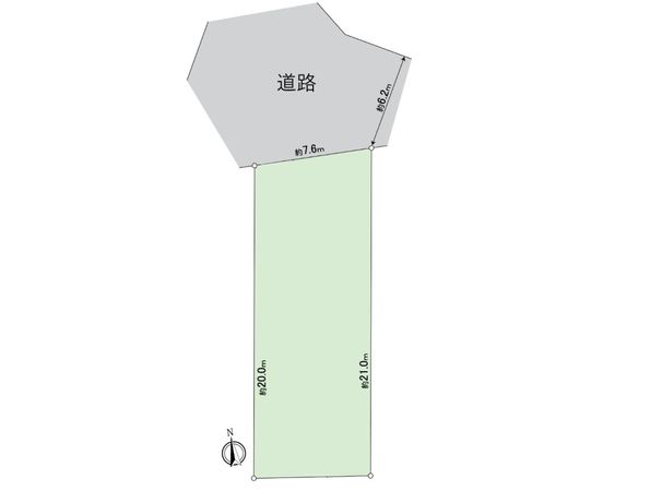 春日井市白山町5丁目 区画図