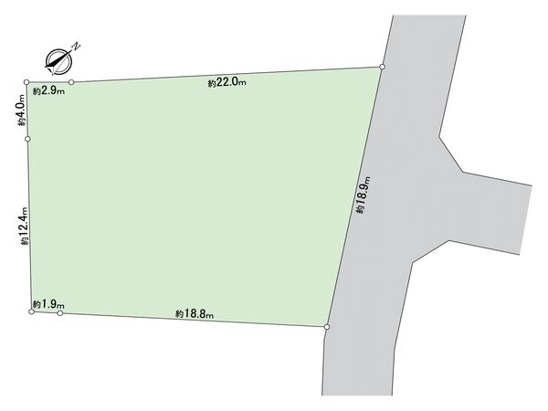 春日井市六軒屋町西1丁目 区画図 春日井市六軒屋町西1丁目 区画図