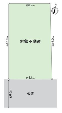 春日井市大留町5丁目 区画図 春日井市大留町5丁目 区画図