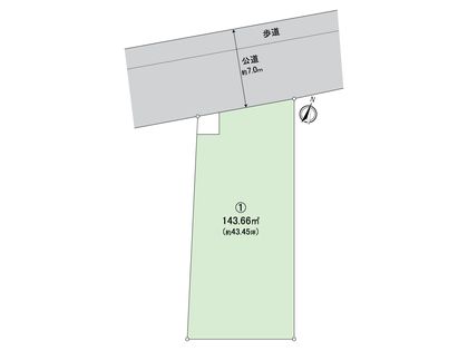 マシェリ春日井林島町 1区画 区画図
