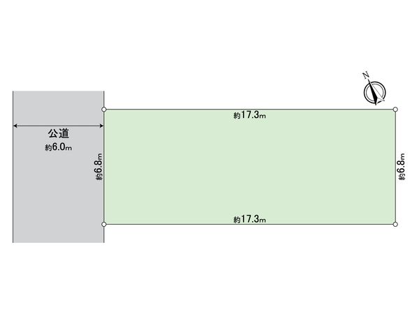 春日井市前並町1丁目 B区画 区画図 春日井市前並町1丁目 B区画 区画図