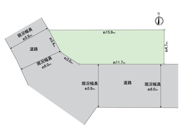 春日井市町屋町1丁目 区画図 春日井市町屋町1丁目 区画図