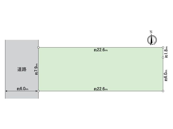 春日井市石尾台5丁目 B区画 区画図 春日井市石尾台5丁目 B区画 区画図