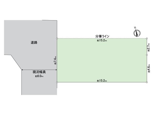 小牧市藤島町梵天 区画図 小牧市藤島町梵天 区画図