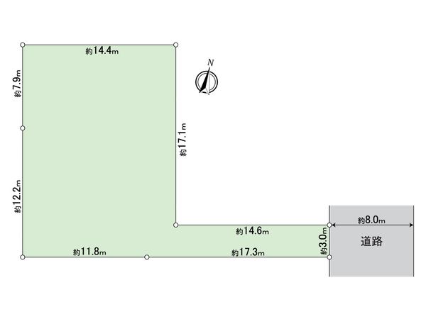 春日井市南下原町5丁目 区画図 春日井市南下原町5丁目 区画図