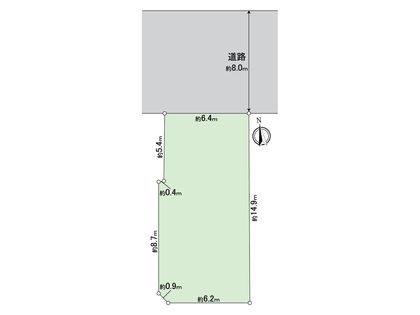 春日井市不二ガ丘2丁目 区画図