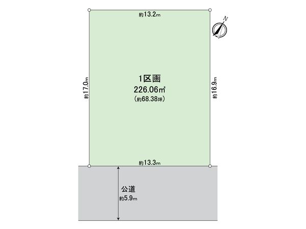 小牧市古雅4丁目 区画図 小牧市古雅4丁目 区画図