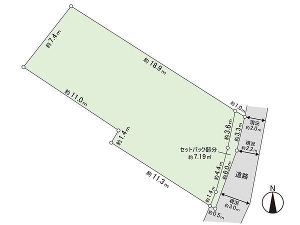 春日井市西山町 区画図