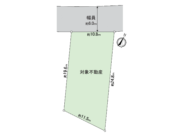 春日井市東野町1丁目 地形図