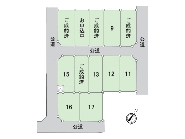 セントラルガーデン・ステージ春日井出川町7丁目 13号地 地形図