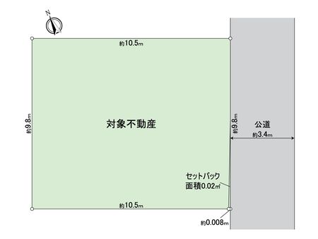 小牧市大字二重堀 区画図 小牧市大字二重堀 区画図