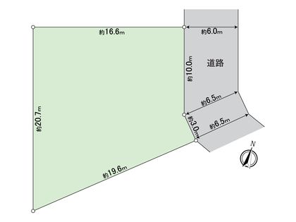 春日井市岩成台3丁目 区画図
