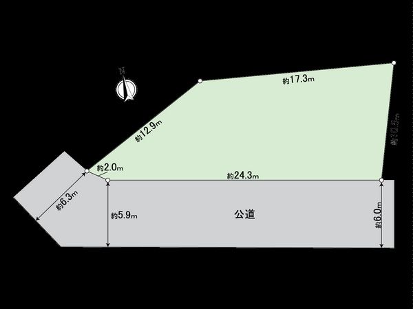 春日井市稲口町1丁目 区画図