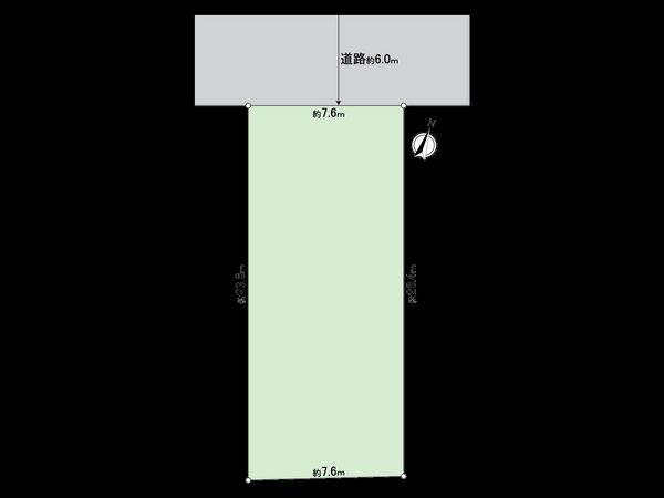 春日井市高蔵寺町5丁目 1区画 区画図