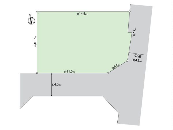春日井市宮町字宮町 5区画 区画図 春日井市宮町字宮町 5区画 区画図