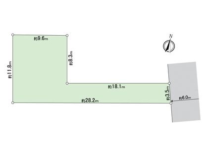 小牧市中央5丁目 区画図