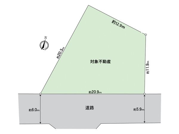 春日井市桃山町2丁目 区画図