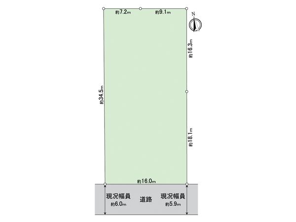 春日井市花長町1丁目 区画図 春日井市花長町1丁目 区画図
