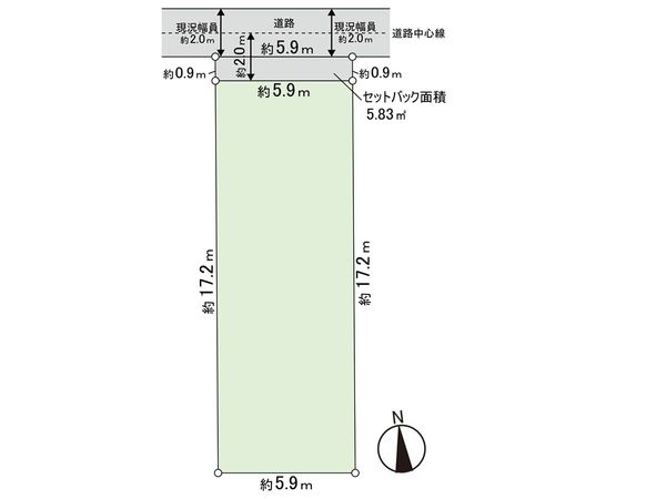 小牧市応時1丁目 区画図