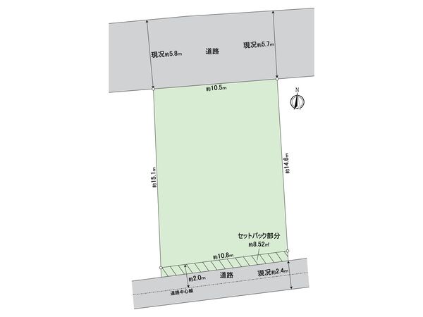 小牧市大字北外山 区画図 小牧市大字北外山 区画図