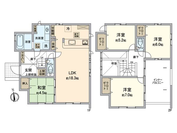 春日井市坂下町7丁目 間取図(平面図)