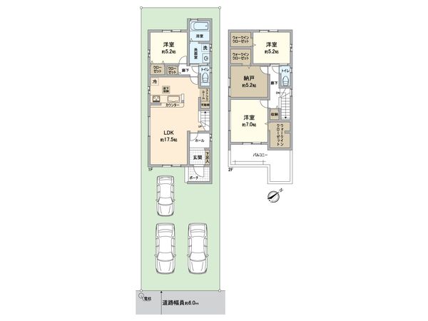 春日井市柏井町5丁目 間取図(平面図) 春日井市柏井町5丁目 間取図(平面図)