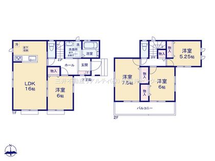 春日井市牛山町 新築 間取図(平面図)