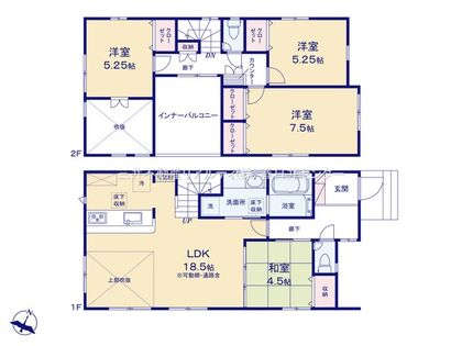 春日井市押沢台5丁目 間取図(平面図)