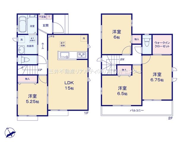 小牧市小松寺1丁目 間取図(平面図) 間取図(平面図)