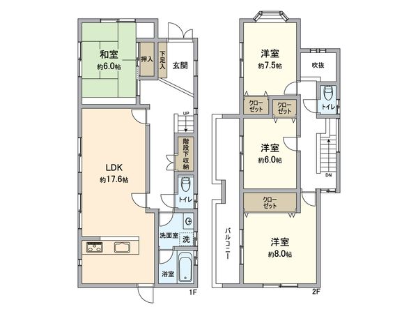 春日井市大手町 間取図(平面図)