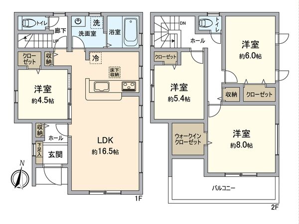 春日井市六軒屋町1丁目 間取図(平面図) 春日井市六軒屋町1丁目 間取図(平面図)