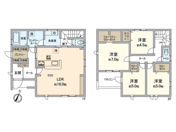 春日井市高森台6丁目 1号棟 間取図(平面図)