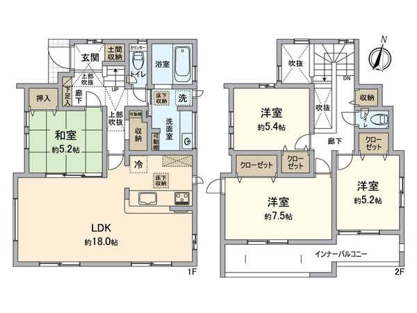 春日井市桃山町1丁目 間取図(平面図)