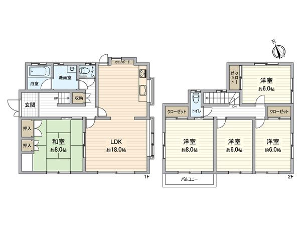 春日井市神屋町 間取図(平面図)