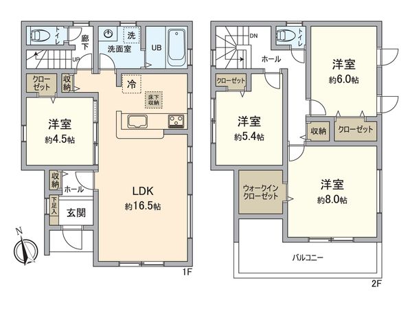 春日井市白山町7丁目 間取図(平面図) 春日井市白山町7丁目 間取図(平面図)