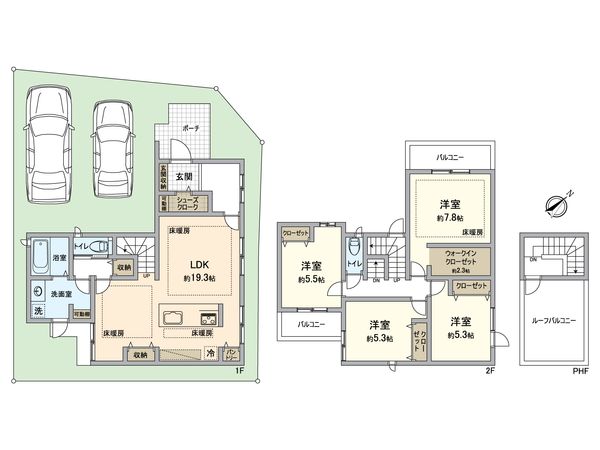 GーSTYLE落合公園西 間取図(平面図) 間取図(平面図)
