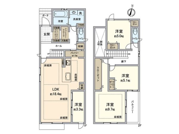 GーSTYLE朝宮公園Ⅱ 間取図(平面図)