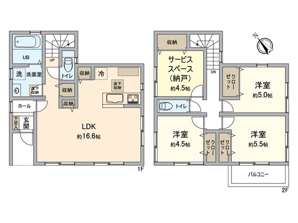 小牧市小牧2丁目 間取図(平面図)