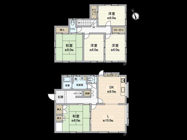 春日井市神屋町 間取図(平面図) 春日井市神屋町 間取図(平面図)