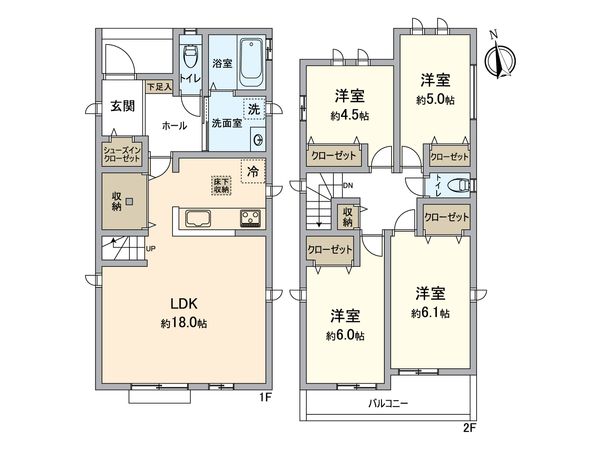 春日井市白山町7丁目 間取図(平面図) 春日井市白山町7丁目 間取図(平面図)