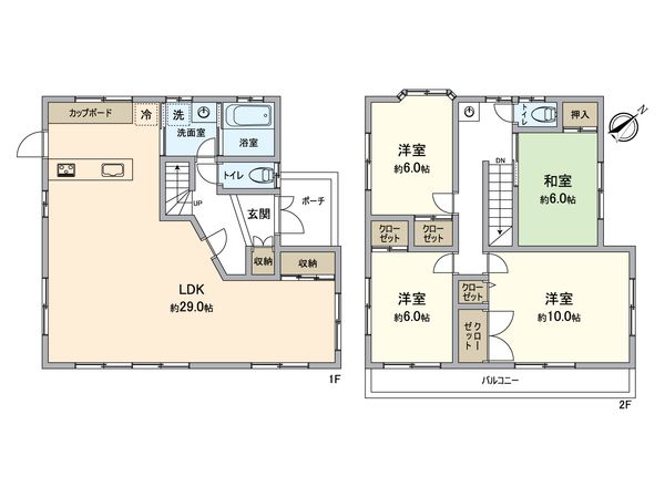 春日井市高座台5丁目 間取図(平面図) 春日井市高座台5丁目 間取図(平面図)