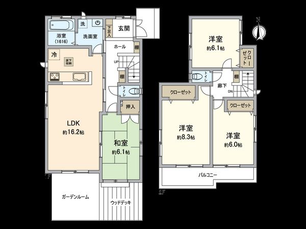 春日井市神領町2丁目 間取図(平面図)