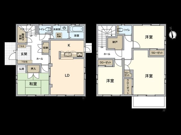 犬山市桃山台2丁目 間取図(平面図)