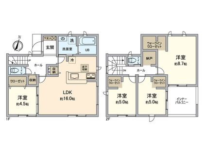 小牧市大字池之内 間取図(平面図)