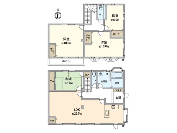 春日井市神屋町 間取図(平面図) 間取図(平面図)