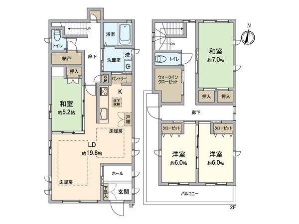 春日井市朝宮町3丁目 間取図(平面図)