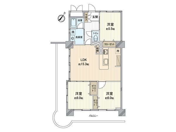 星和春日井コーポラス 間取図(平面図) 星和春日井コーポラス 間取図(平面図)