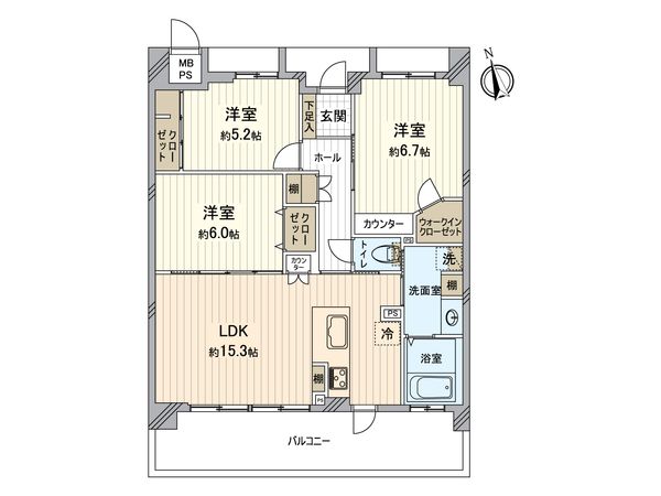 間取図(平面図)